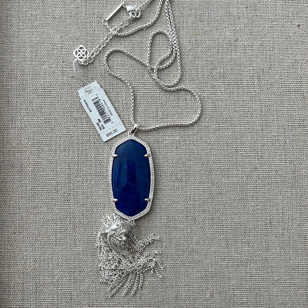 Kendra Scott silver rayne necklace nwt